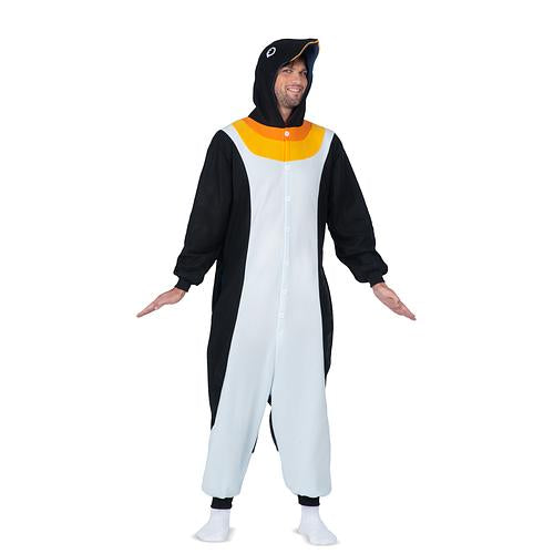 ADULT PYJAMAS SMALL COSTUME - PENGUIN (1)ML