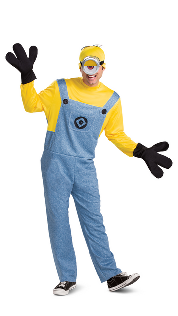 Minion Stuart Deluxe Adult Costume - SoulofHalloween