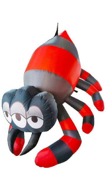 5ft Halloween Three Eyed Hanging Spider - SoulofHalloween