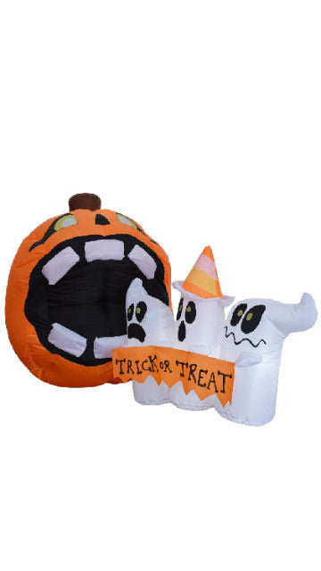 6ft Halloween Trick Or Treat - Pumpkin Eat Ghosts - SoulofHalloween