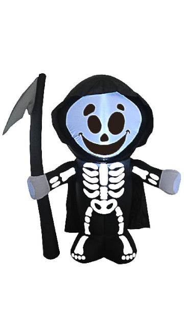 Tall Haunted Reaper Inflatable (5 ft) - SoulofHalloween