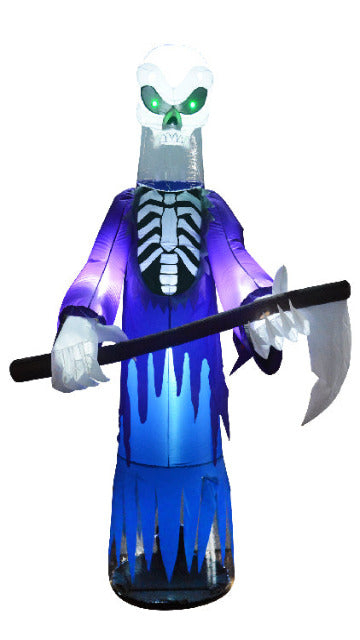 8 Feet Halloween Inflatable Floating Head Reaper - SoulofHalloween