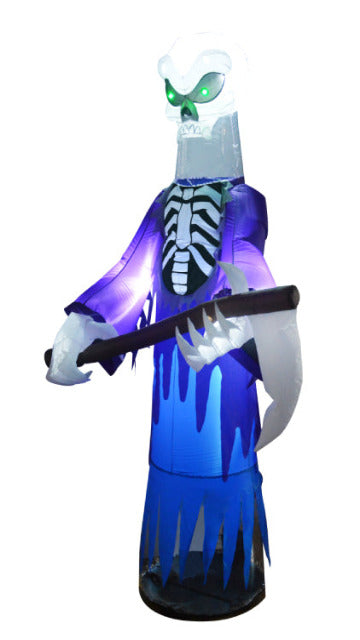 8 Feet Halloween Inflatable Floating Head Reaper - SoulofHalloween