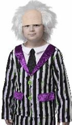 DEMON JOKER GHOST SUIT KID'S COSTUME