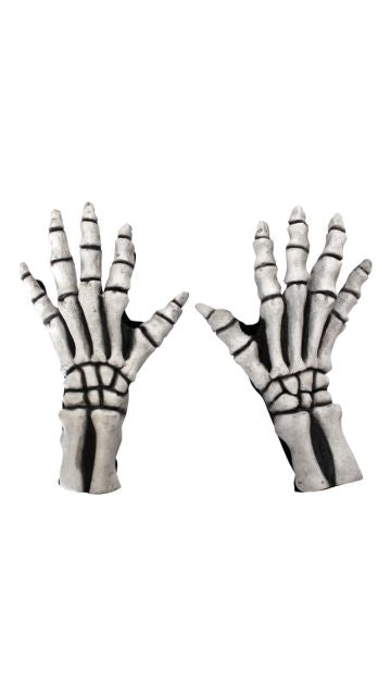 Skeleton Large Gloves (White)