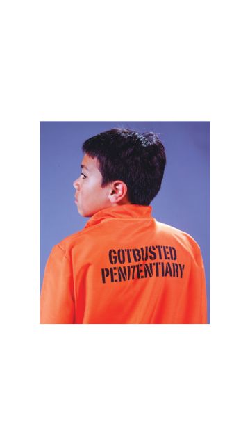Got Busted Child Costume