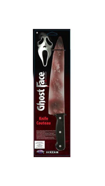Ghost Face Bloody Butcher Knife 15"