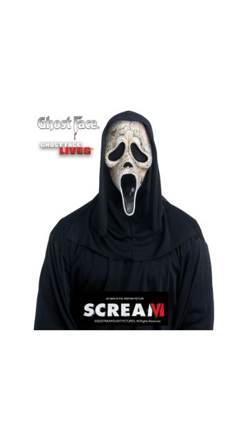 Ghost Face Aged Mask