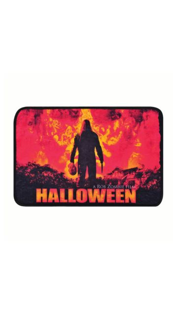 Michael Myers Halloween door mat