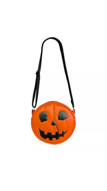 Halloween Pumpkin Purse Bag 1978 - Round Design for Spooky Season