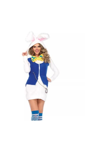 Cozy White Rabbit Costume