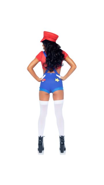 Gamer Sidekick Babe Sexy Costume With Hat