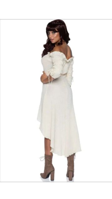 Boho High Low Peasant Dress
