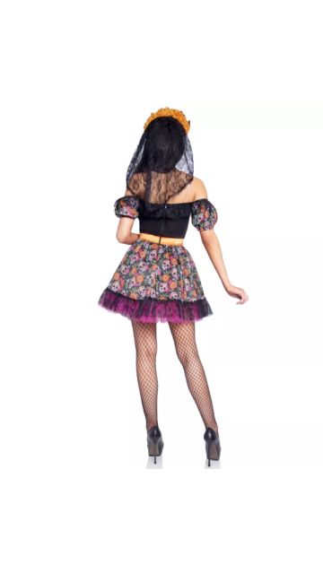 Marigold Catrina Day of the Dead Costume