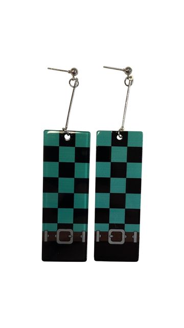 Anime Domino Style Earrings