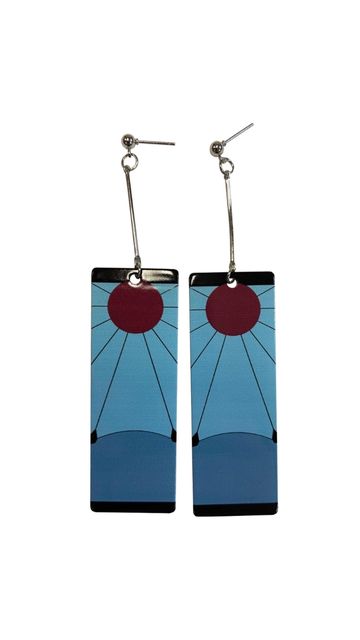 Tanjiro Anime Style Earrings
