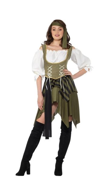 SWASHBUCKLER PIRATE GIRL WOMEN'S COSTUME