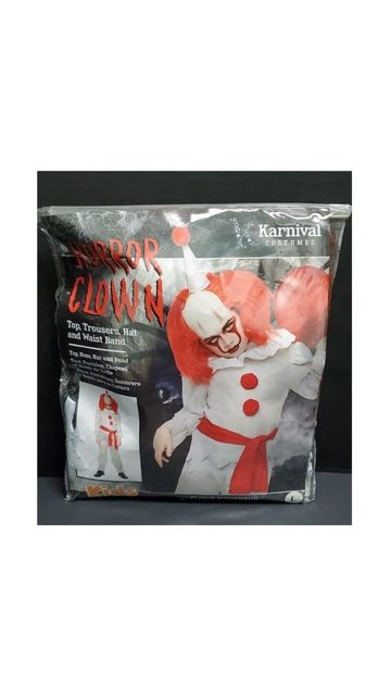 Horror Clown Costume for Boys