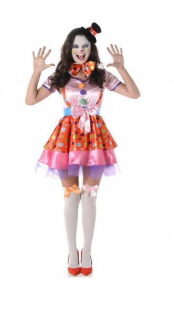 GRAND CIRCUS CLOWN GIRL WOMEN'S COSTUME