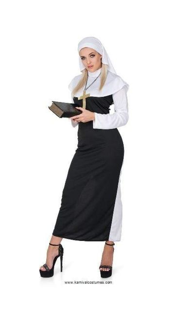 FAITHFUL NUN WOMEN'S COSTUME
