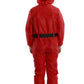 DEADLY KID GAME TRIANGLE SUPERVISOR RED UNIFORM CHILD'S COSTUME