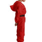 DEADLY KID GAME TRIANGLE SUPERVISOR RED UNIFORM CHILD'S COSTUME