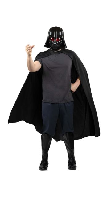 LUCASFILM - ACC - DARTH VADER ADULT MASK & CAPE SET (1) BL