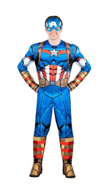 MARVEL - MEN QLX COSTUME - Captain AMERICA