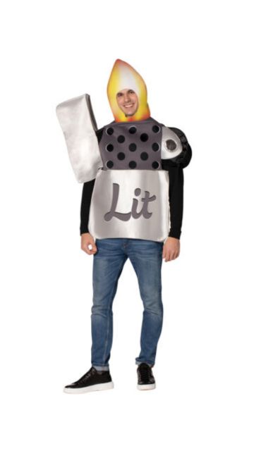Adult's Lit Lighter Costume