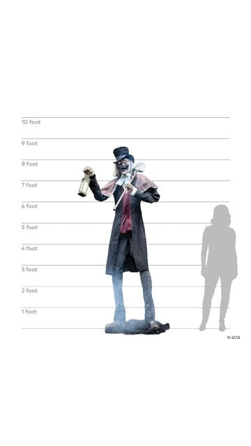 Animated Graveyard Host Decor