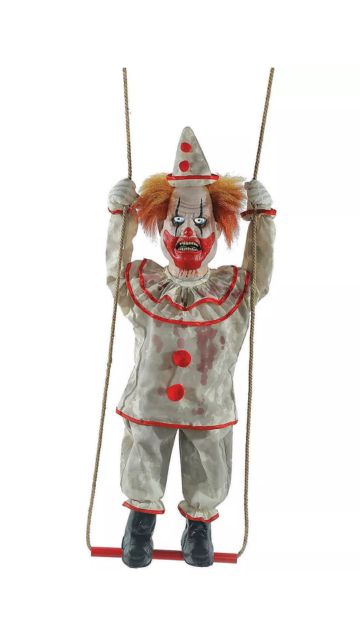 Animated Clown Halloween Decoration
