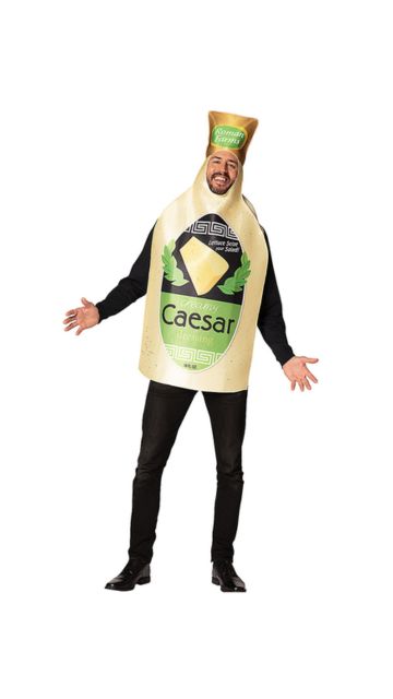 Caesar Dressing Bottle Adult Costume