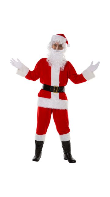 CHRISTMAS SEASON SANTA CLAUS ADULT'S COSTUME