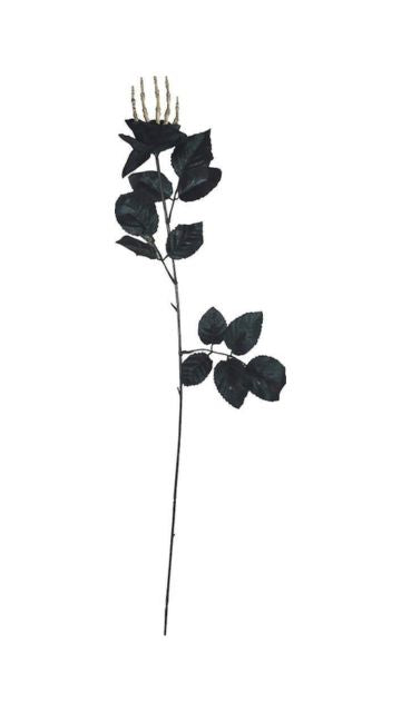 Skeleton Hand Rose Display