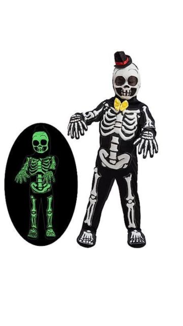 Spooky Skeleton Costume for Kids