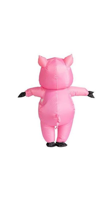 Adult Unisex Piggy Full Body Inflatable Costume-One Size