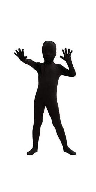Child Unisex Black Second Skin Costume