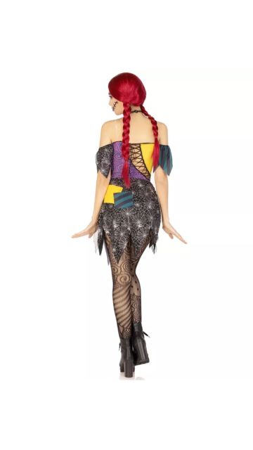 Gothic Patchwork Dress Set