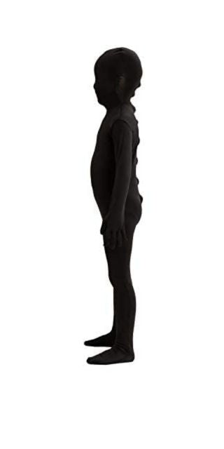 Child Unisex Black Second Skin Costume