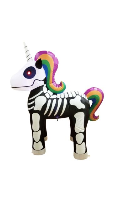 Skeleton Unicorn Inflatable