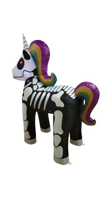 Skeleton Unicorn Inflatable