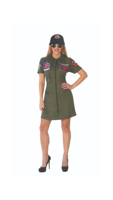 Adult Top Gun Female Costume