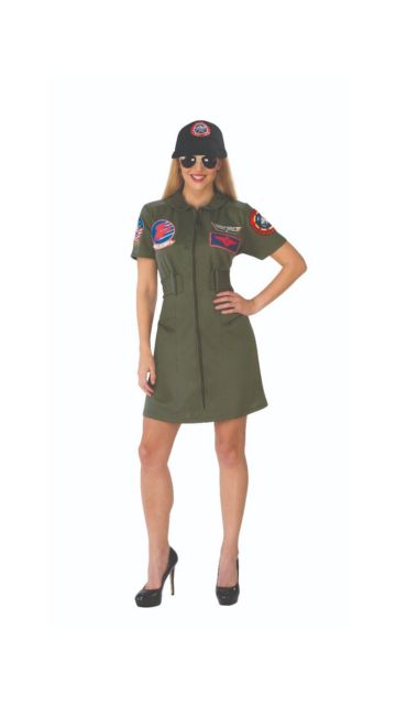 Top Gun Women's Flight Suit Costume