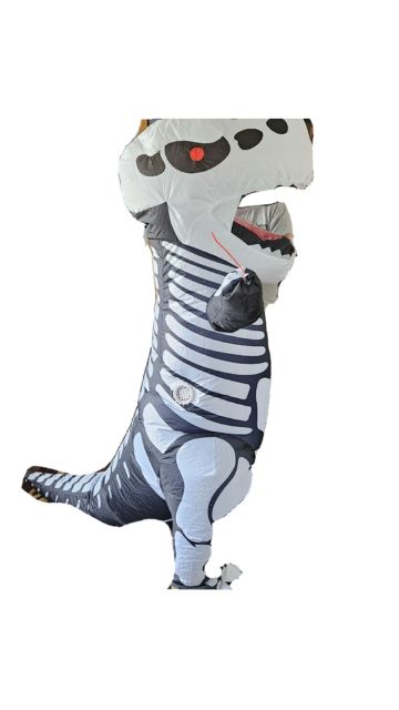 Inflatable Skeleton T-Rex Costume