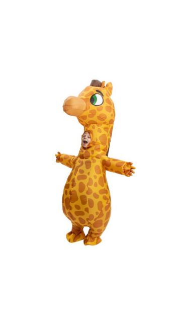 Inflatable Giraffe Kids Costume over 6.5 ft Tall