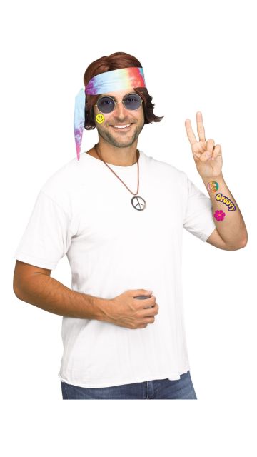 Decades Hippie Instant Costume Kit