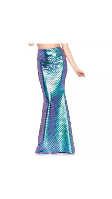 Teal Iridescent Mermaid Skirt