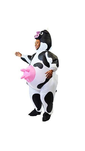 Adult Unisex Cow Full Body Inflatable Costume-One Size