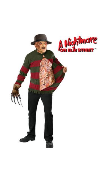 Freddy Sweater With Chest of Souls Adult Costume