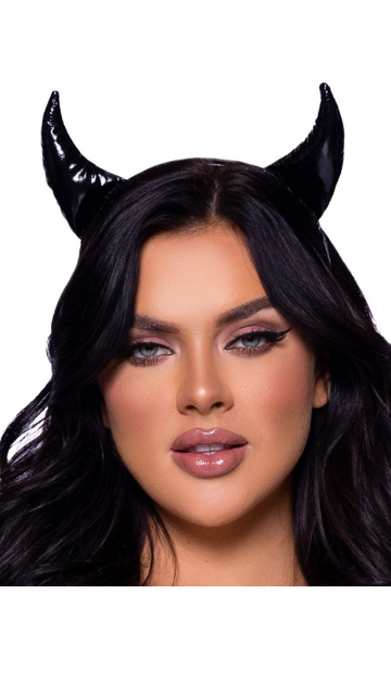 Vinyl Devil Horns Headband - SoulofHalloween